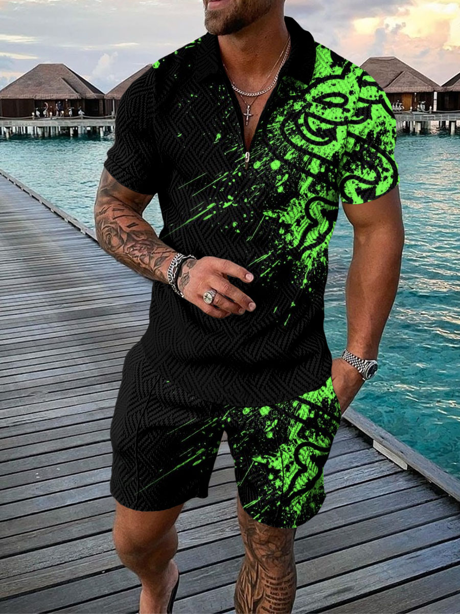 SOLID PRINT SUMMER SUITS