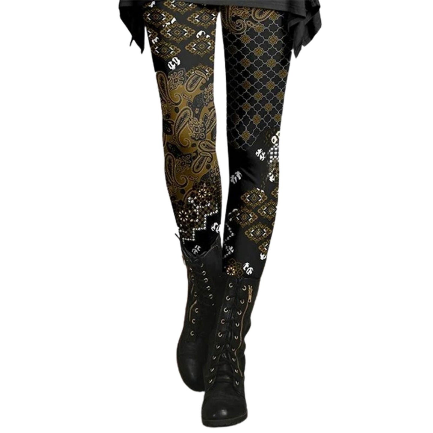 Women's Retro Ethnic Style Slimming Printed Leggings