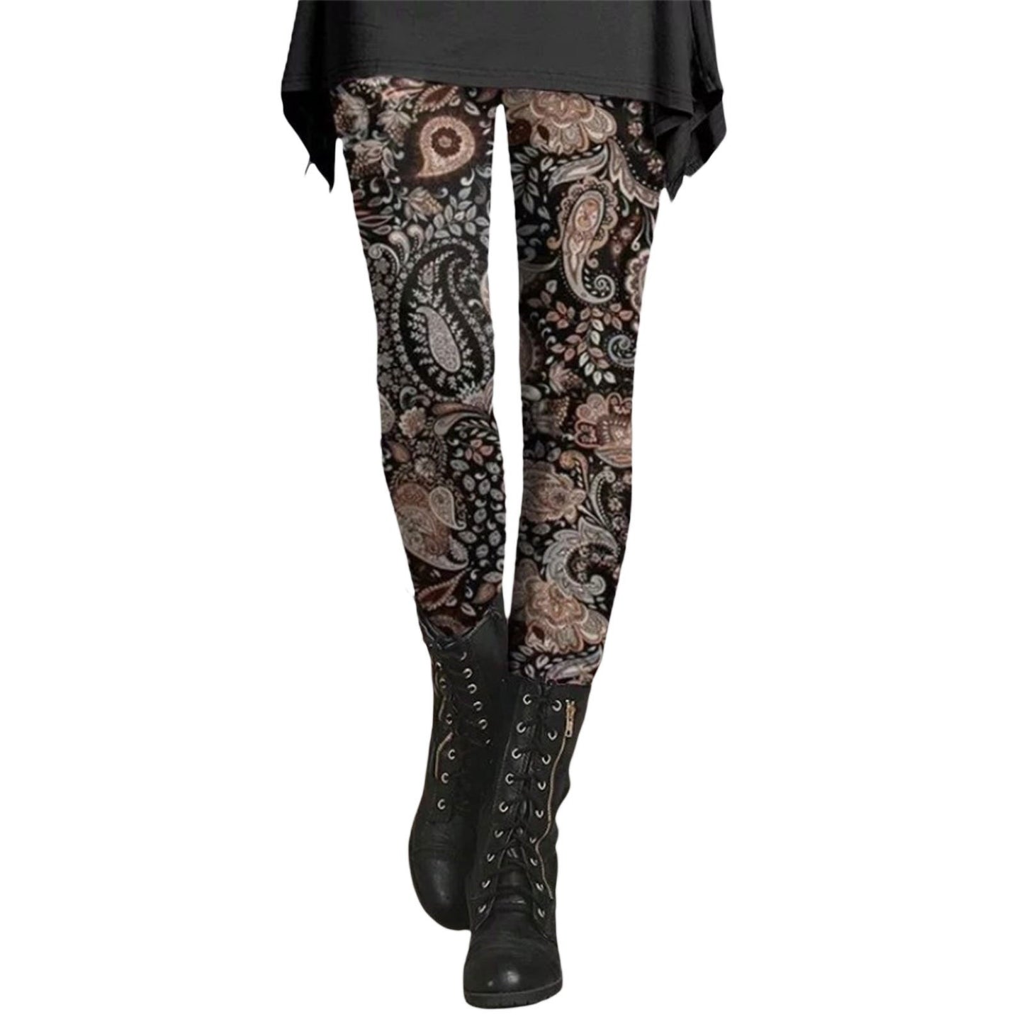 Women's Retro Ethnic Style Slimming Printed Leggings