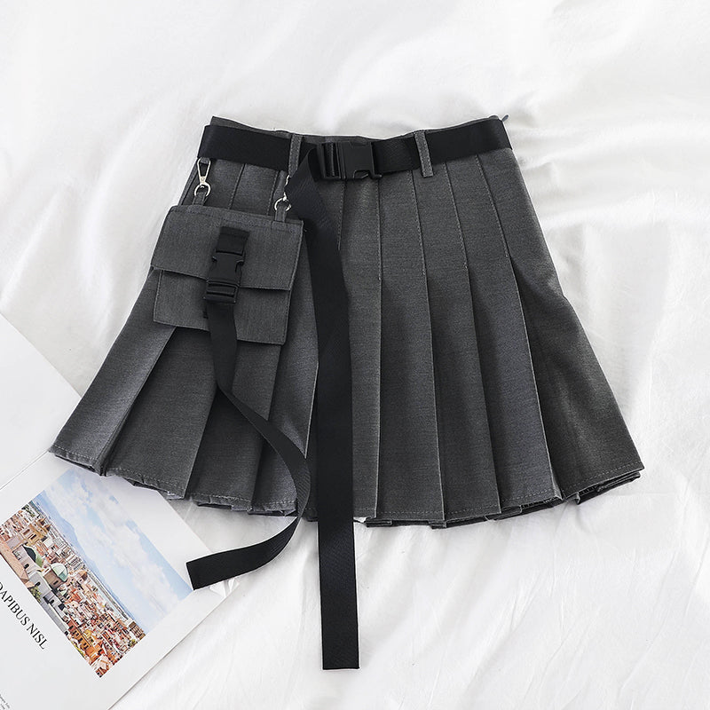 PLEATED COMBAT SKIRT