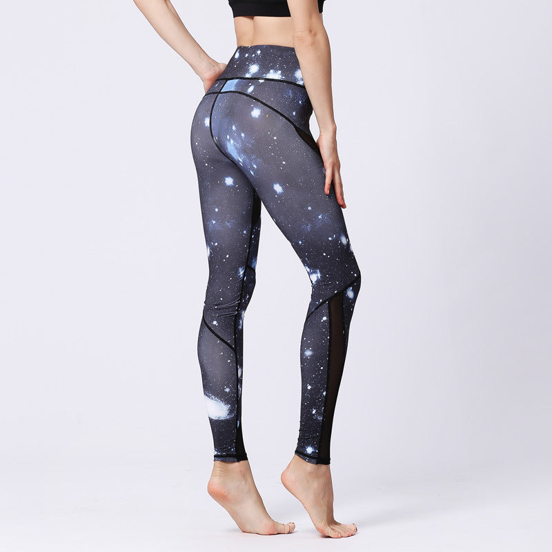 CONSTELLATION SHEER PATCHWORK LEGGING