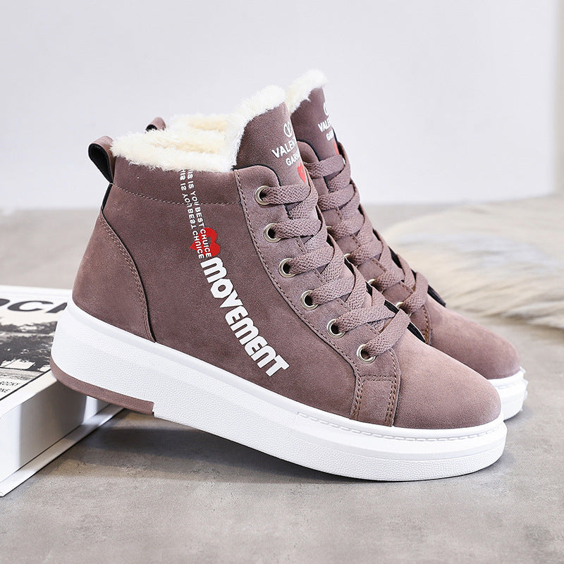 FLEECE MID-TOP SNEAKER