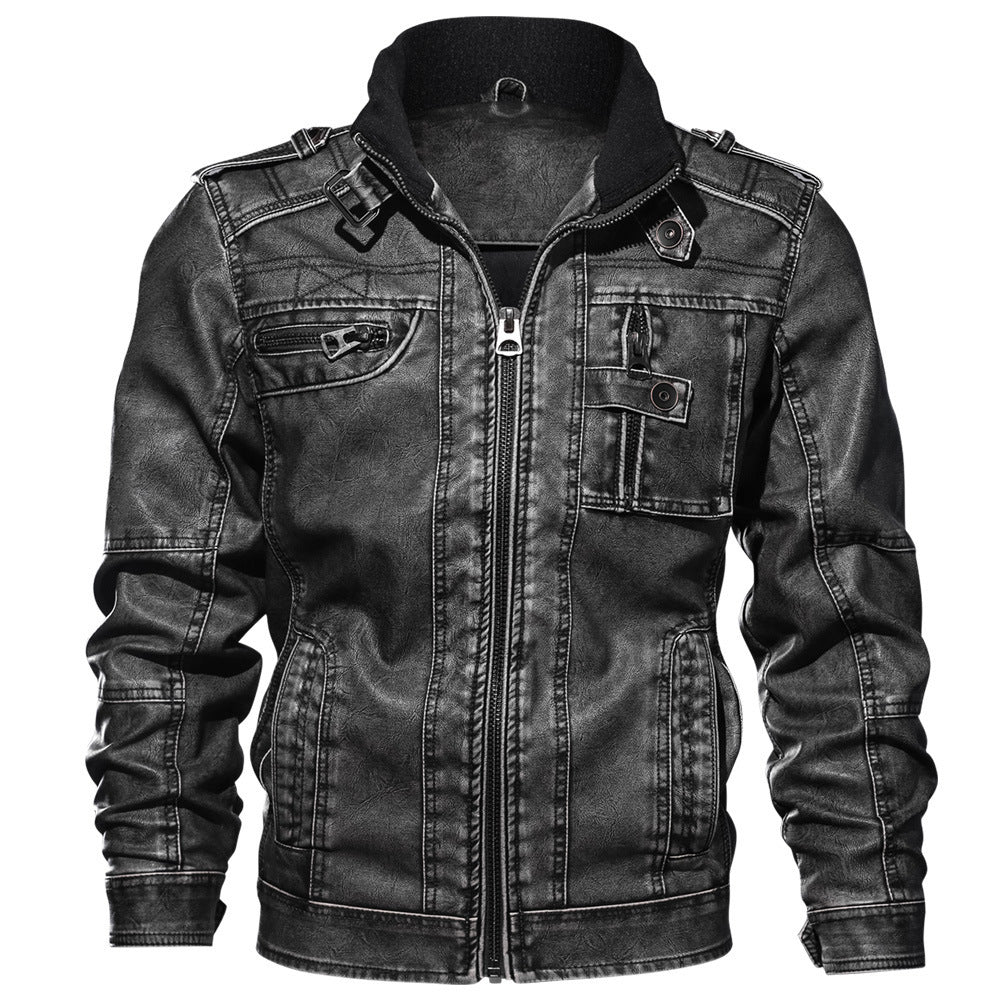 LEATHER MOTORCYCLE JACKET