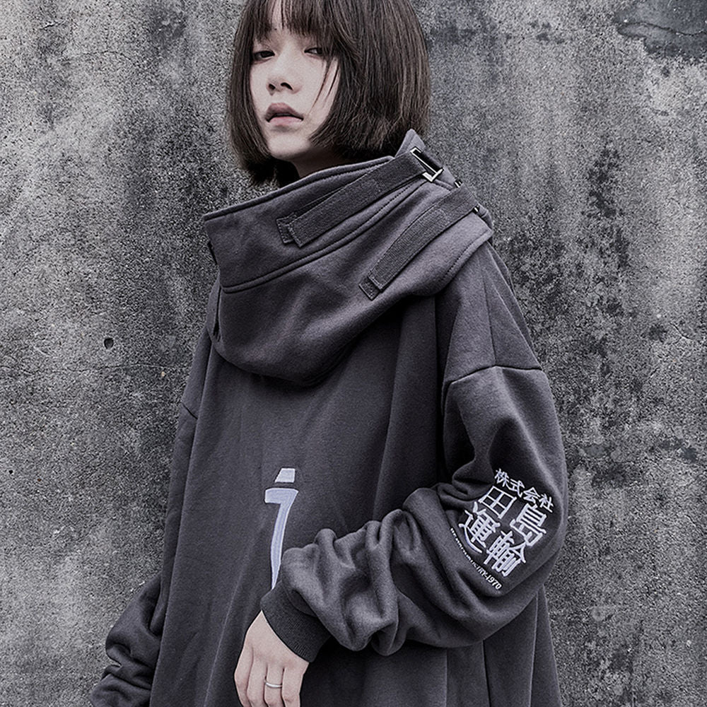 OVERSIZED HOODED DRESS