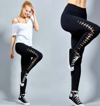 MID-WAIST DRAWSTRING LEGGING