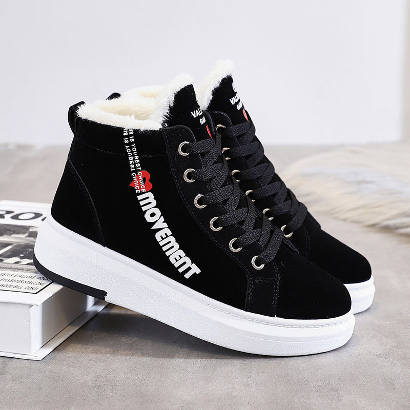 FLEECE MID-TOP SNEAKER