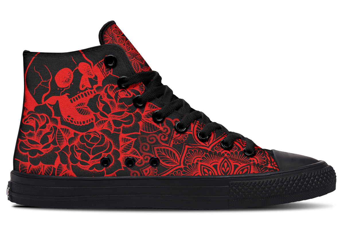 ROSE PRINT SHOES
