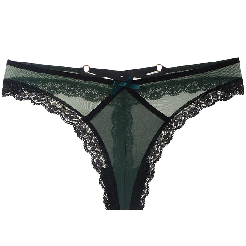SHEER LACE TRIM PANTY