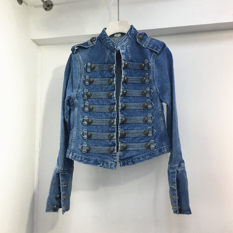 DENIM BUTTON-UP JACKET