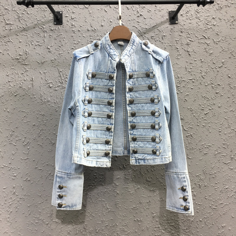 DENIM BUTTON-UP JACKET