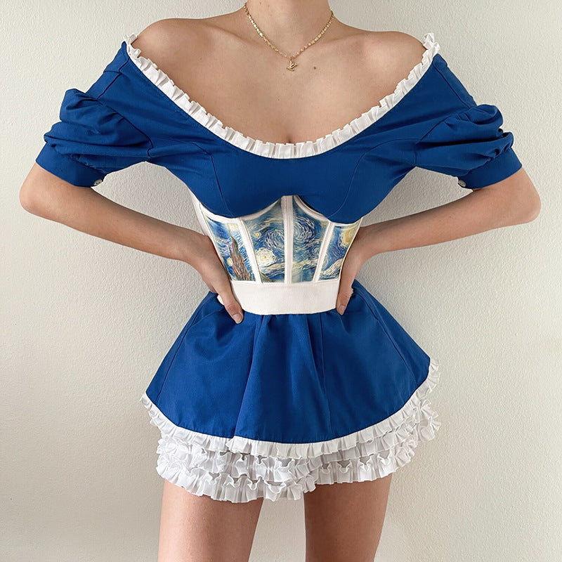 PRINTED CORSET