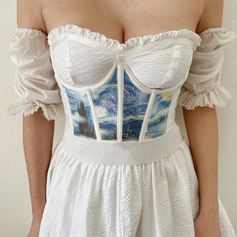 PRINTED CORSET