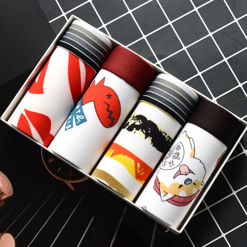 CARTOON PRINT BOXER