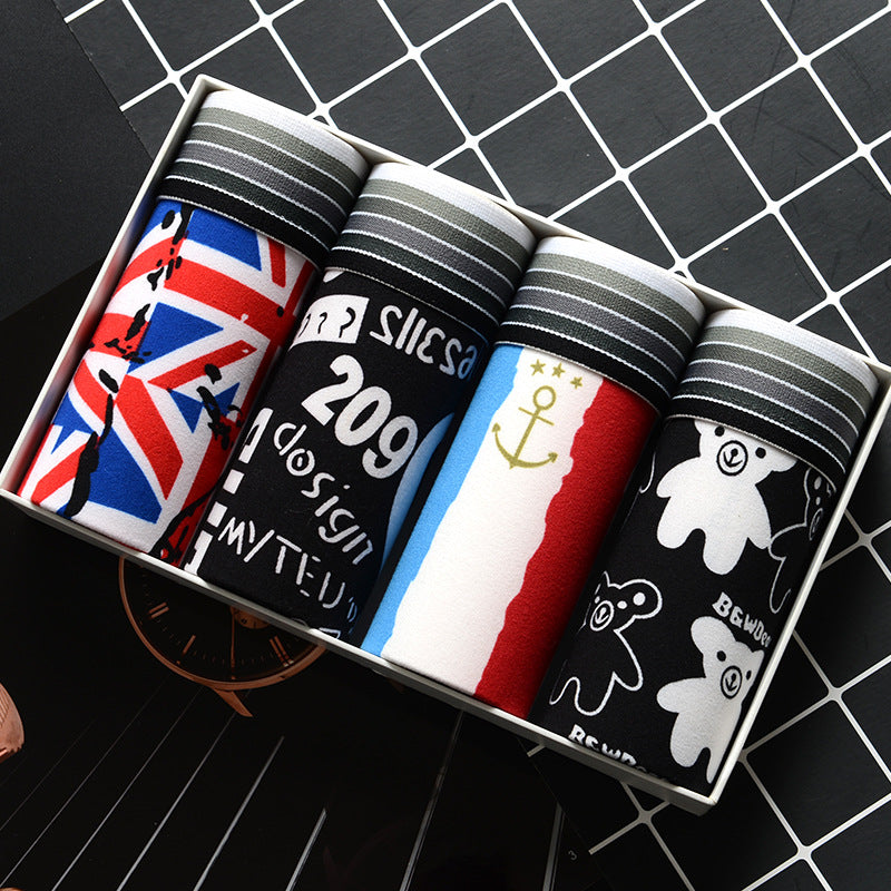 CARTOON PRINT BOXER