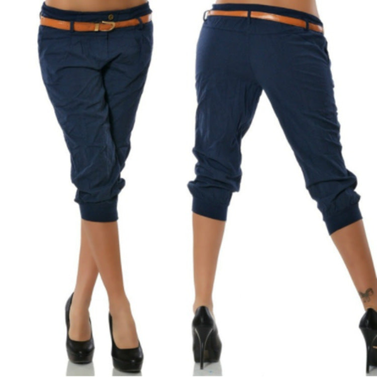 LOW-WAIST CARGO BELOW KNEE SHORTS