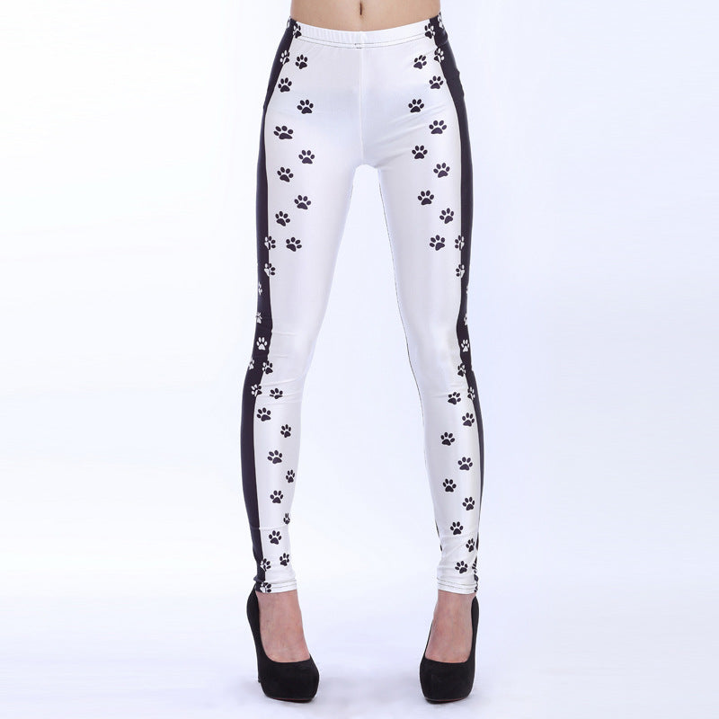 PAW PRINT LOW-WAIST LEGGING