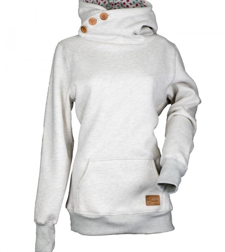 BUTTON INNER LINING HOODIE