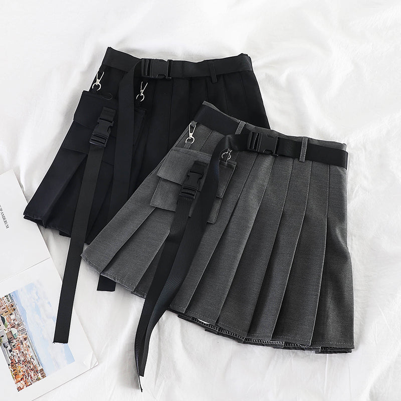 PLEATED COMBAT SKIRT
