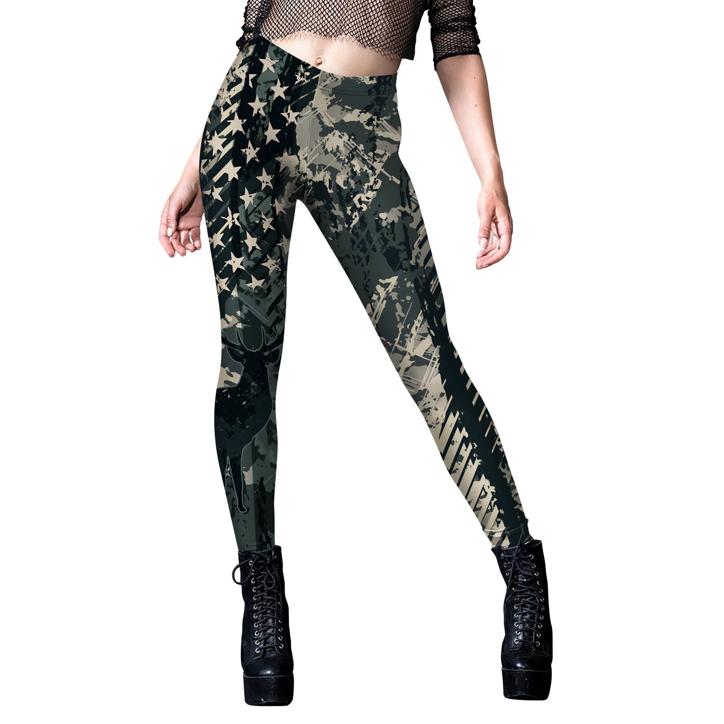 Women's Camouflage Digital Printing Sweatpants