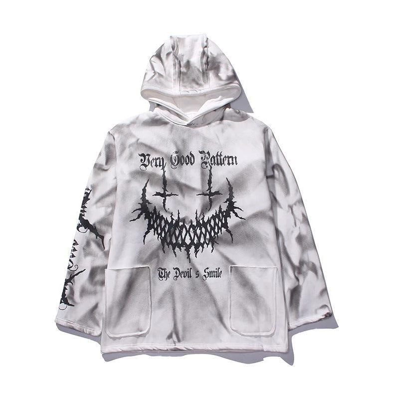 OVERSIZE PATCHWORK PRINTED SWEATSHIRT