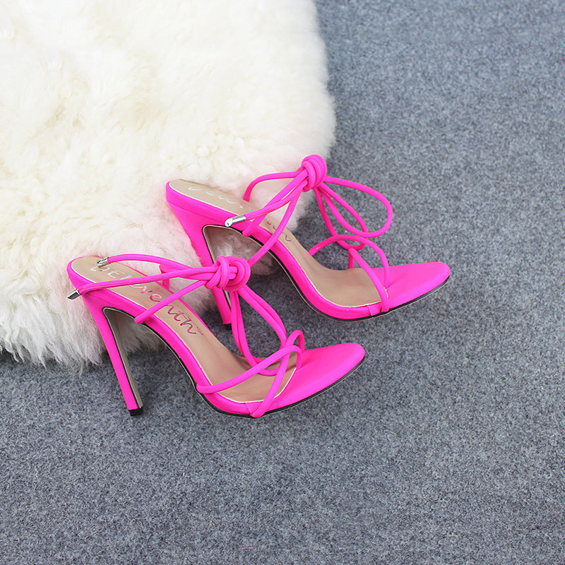 STRAPPY STILETTO HEELS
