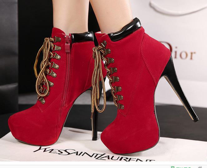 LACES BOOTS