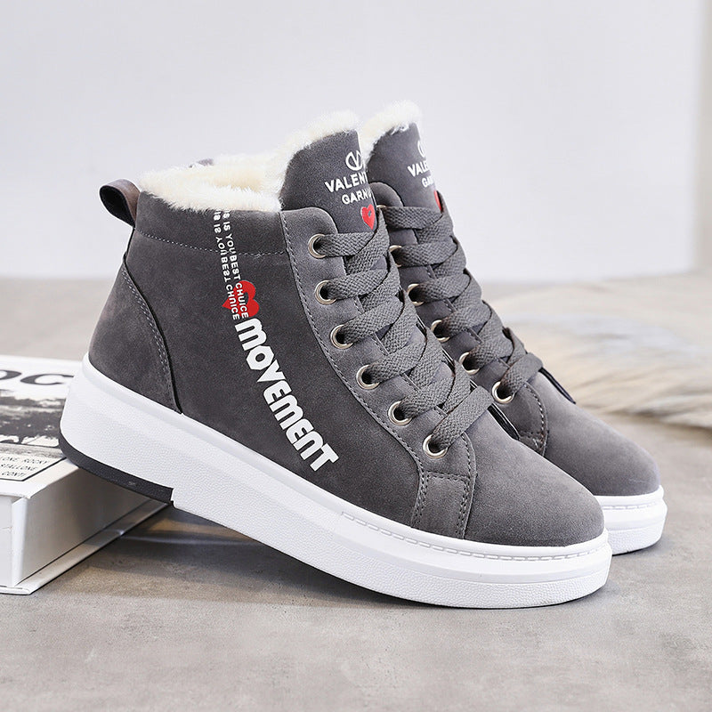 FLEECE MID-TOP SNEAKER