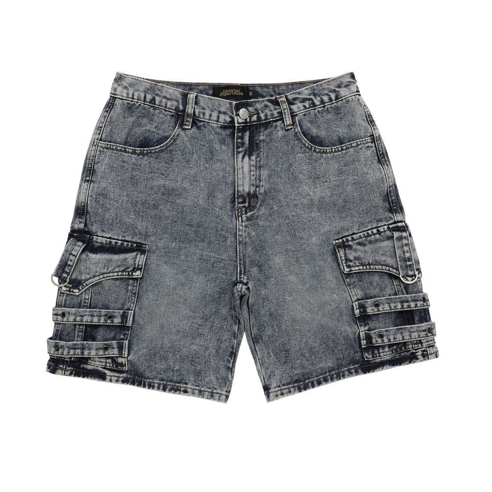 DENIM SHORTS
