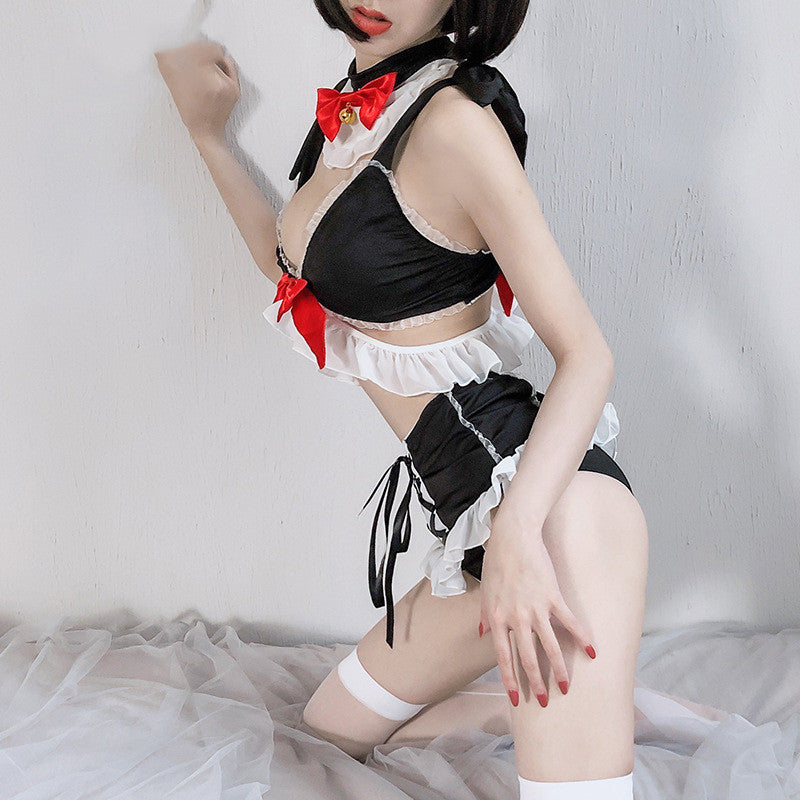 Costume Ruffle Lingerie with Choker