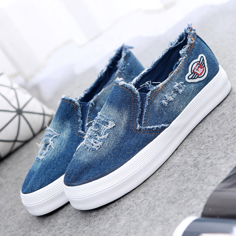 DENIM SLIP-ON SNEAKER