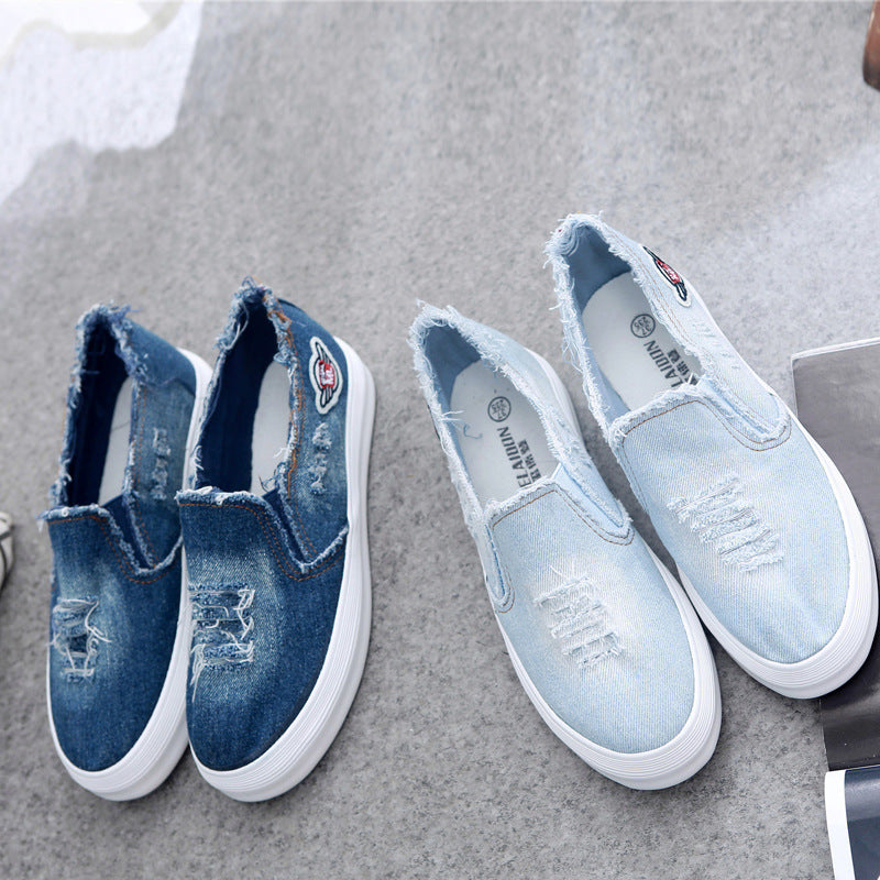 DENIM SLIP-ON SNEAKER