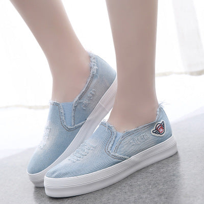 DENIM SLIP-ON SNEAKER