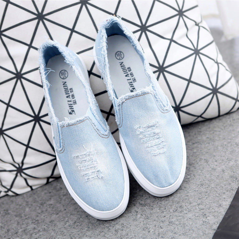DENIM SLIP-ON SNEAKER