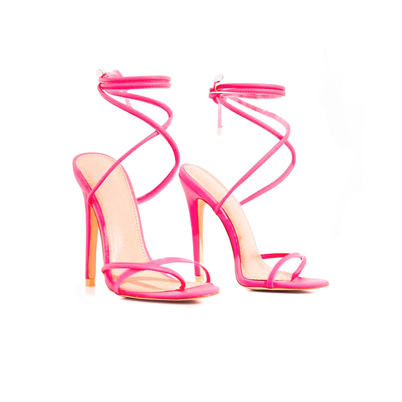 STRAPPY STILETTO HEELS