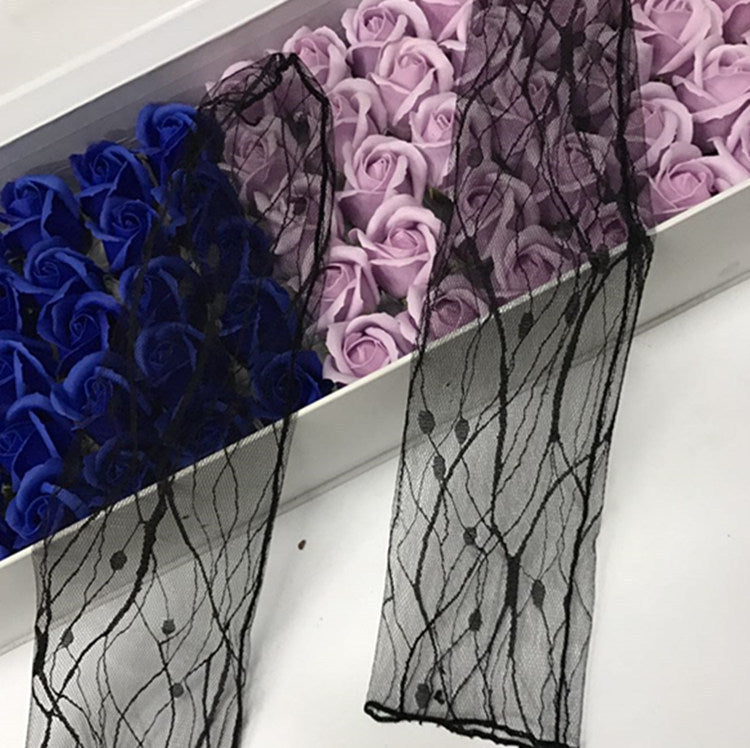 Thin Mid-calf Transparent Net Women's Breathable Lace Socks