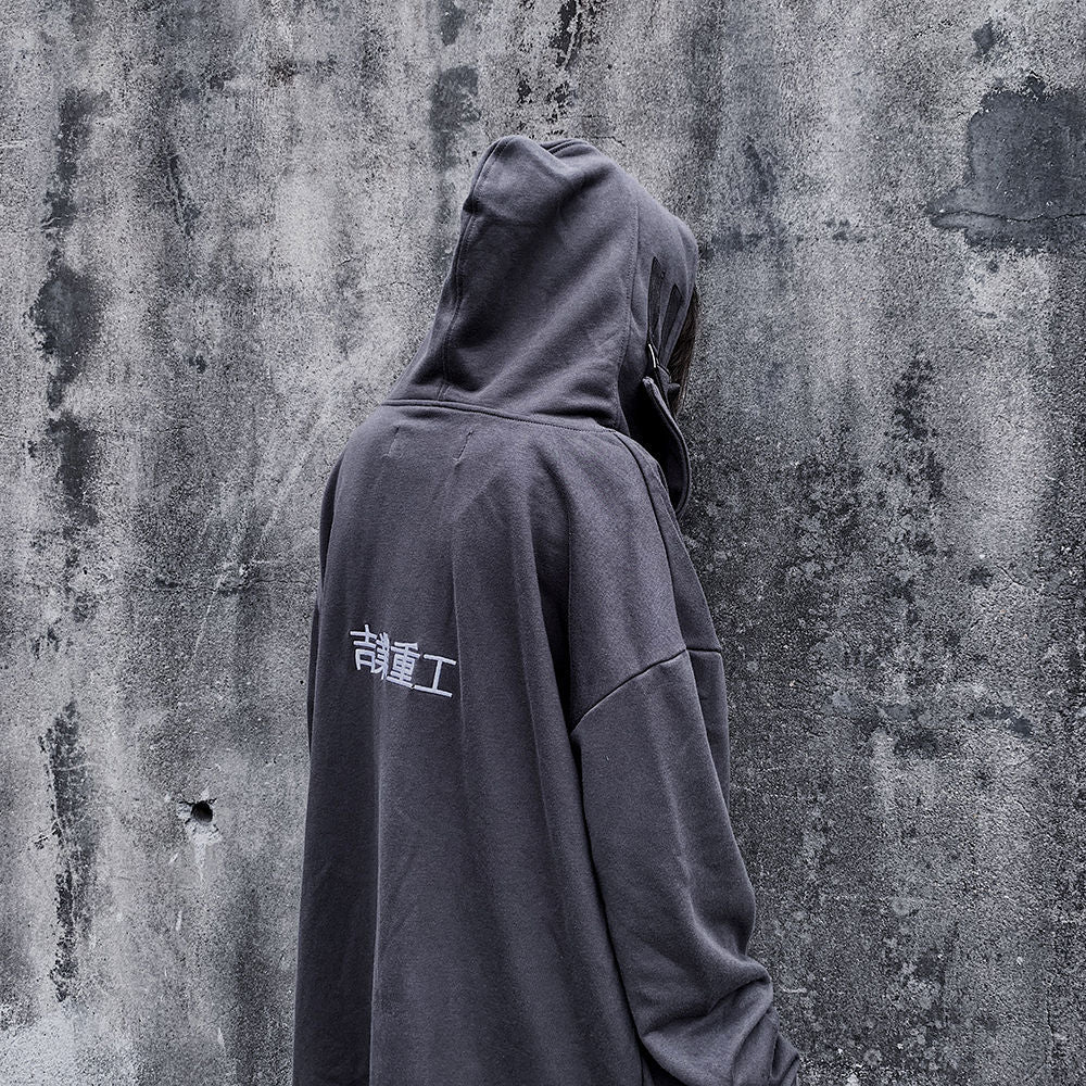 OVERSIZED HOODED DRESS