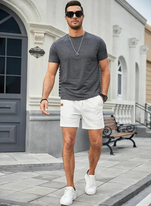 Solid Color Casual Pants