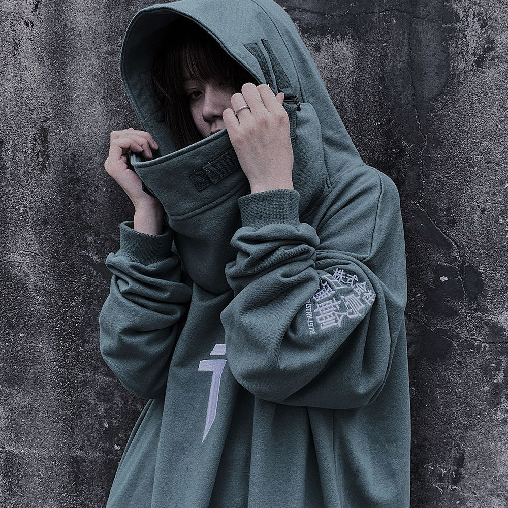 OVERSIZED HOODED DRESS