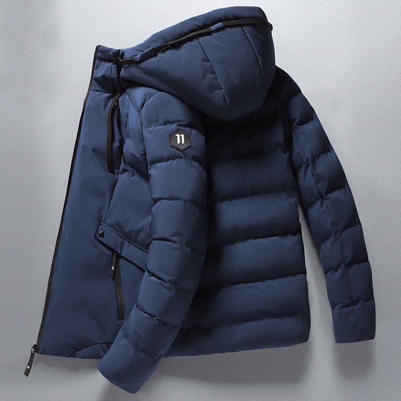 THICK WINTER LONG WINDBREAKER WINDPROOF CASUAL JACKET