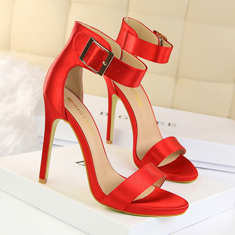 STRAPPY STILETTO HEELS