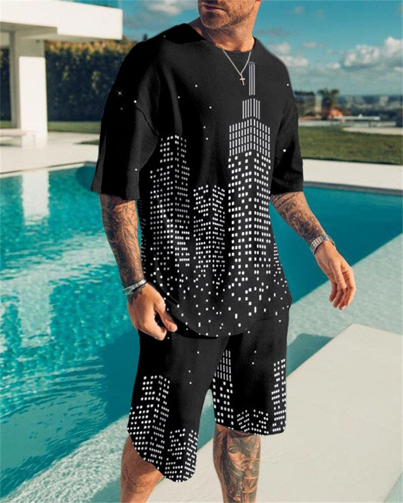 GRAPHIC PRINTED SUMMER SUITS