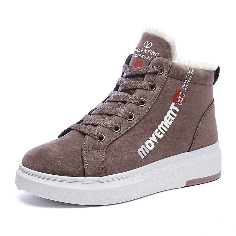 FLEECE MID-TOP SNEAKER