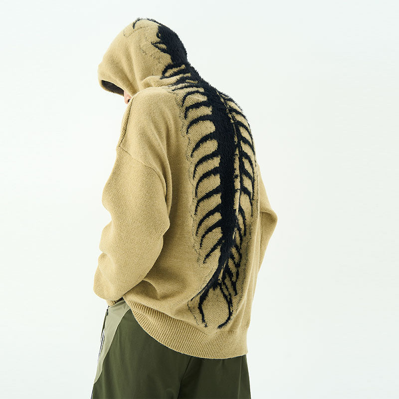 Men's Design Sense Hooded Casual Loose Sweater