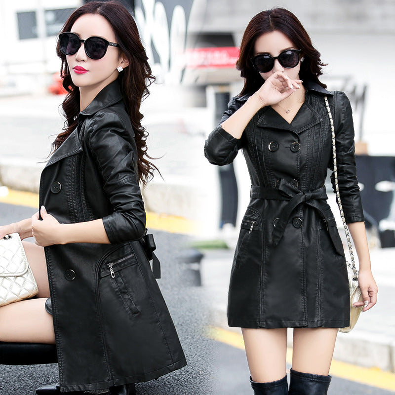 LONG LEATHER JACKET