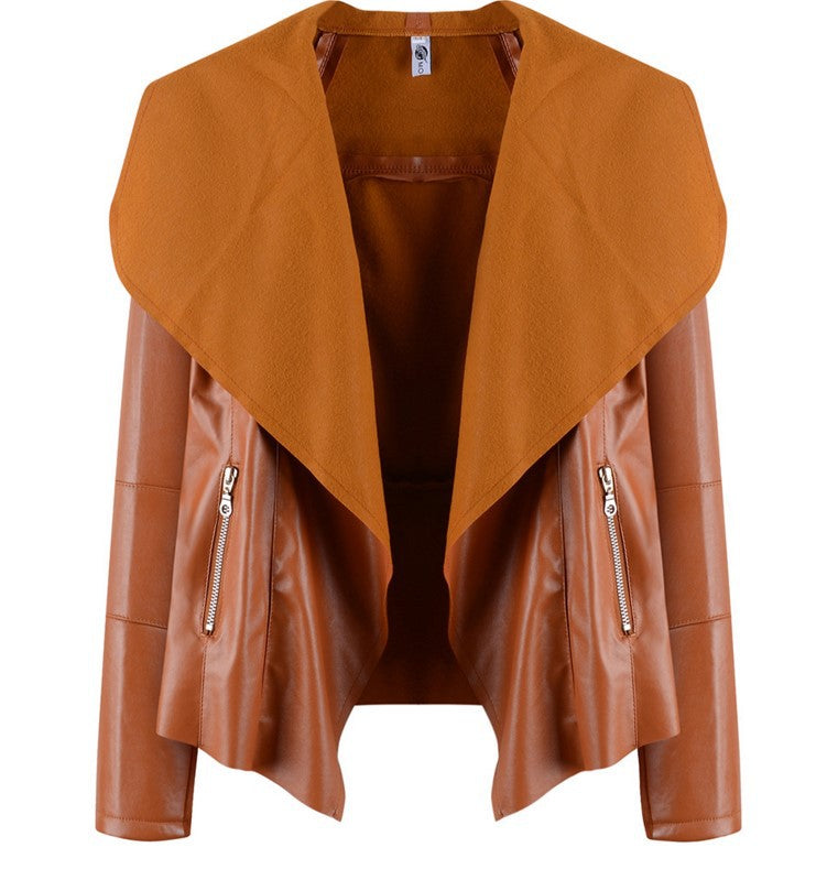 LOOSE LEATHER JACKET