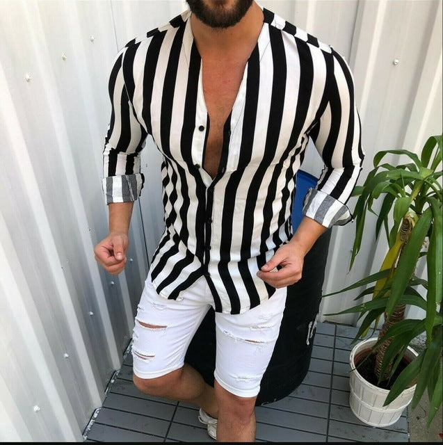ROUND NECK PRINTED SHIRT