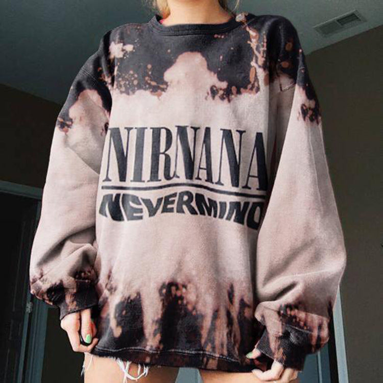 PRINTED OVERSIZED CREWNECK