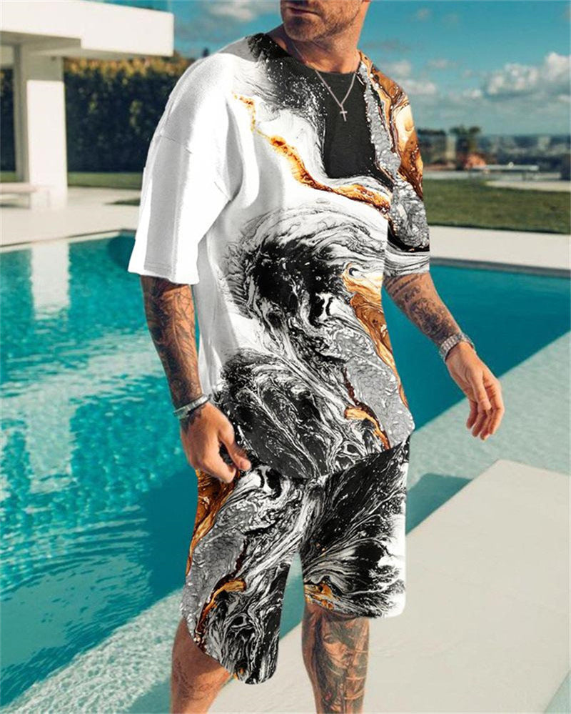GRAPHIC PRINTED SUMMER SUITS