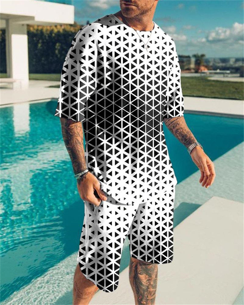 GRAPHIC PRINTED SUMMER SUITS