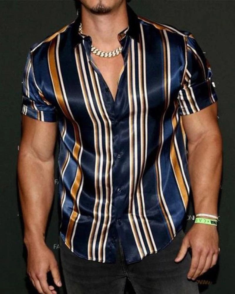 SATIN HALF SLEEVES SHIRT